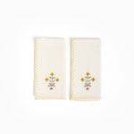 Embroidered Floral Napkins, set of 4 | Unique Home Decor | R. Runberg Curiosities