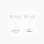 'Luisa' Coppa Glassware, set of 2 | Unique Home Decor | R. Runberg Curiosities