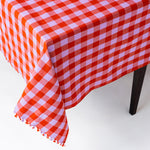 'Poppy Gingham' Tablecloth | Unique Home Decor | R. Runberg Curiosities
