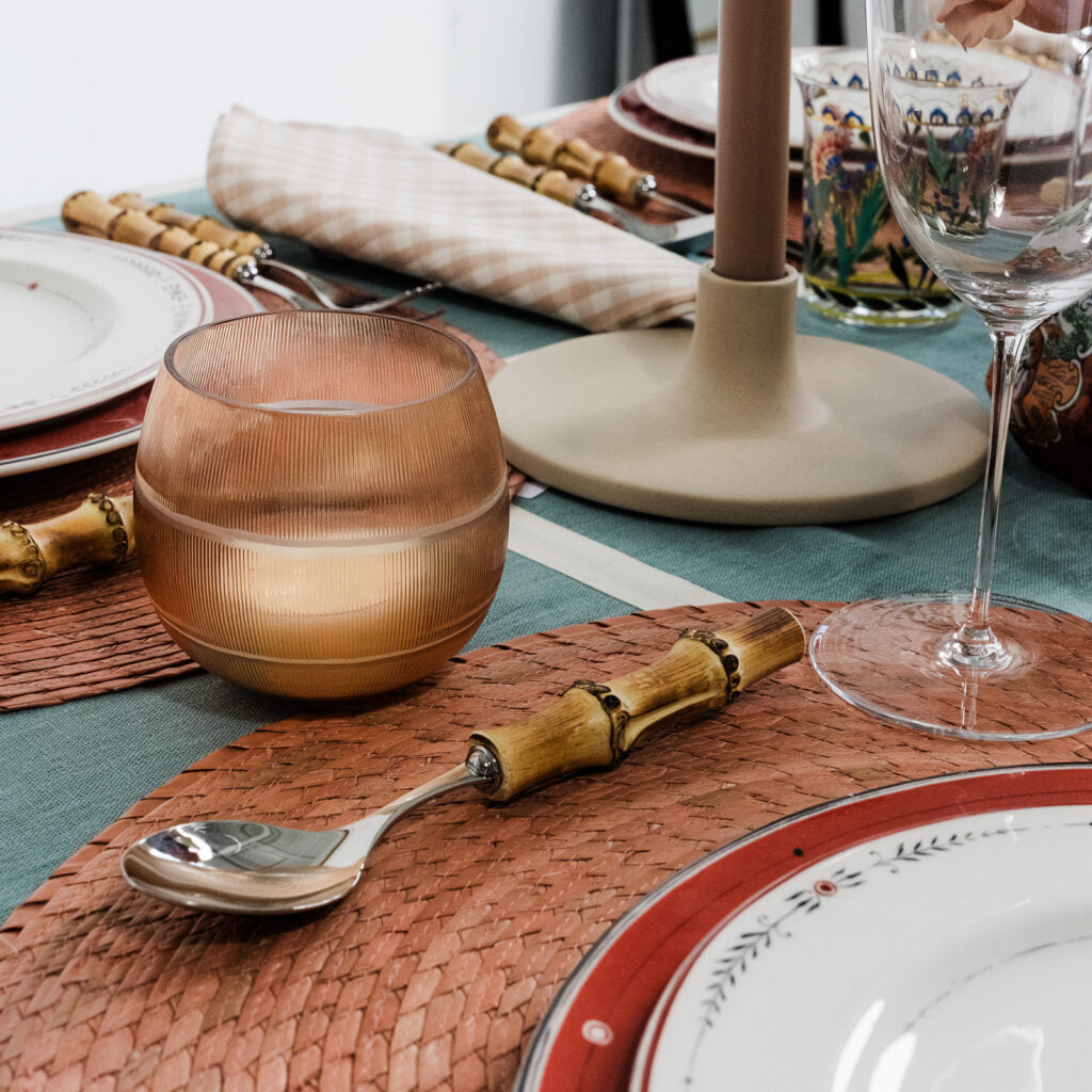Etched Glass Votive | Unique Home Decor | R. Runberg Curiosities