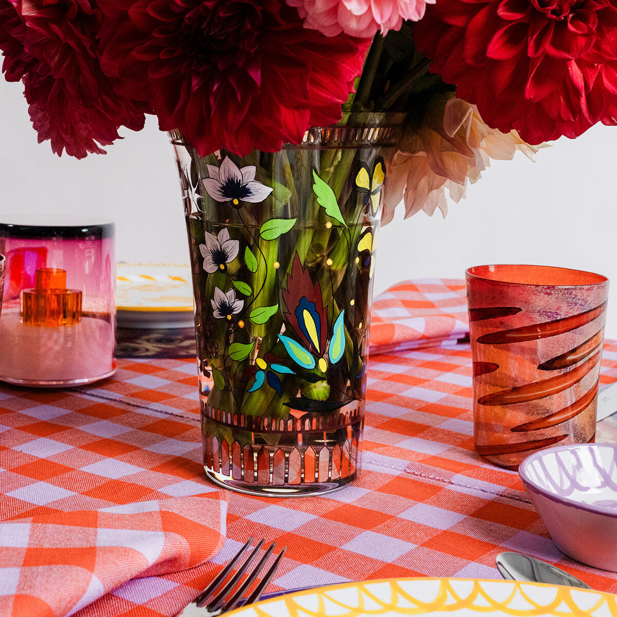 Handpainted Vase | Unique Home Decor | R. Runberg Curiosities