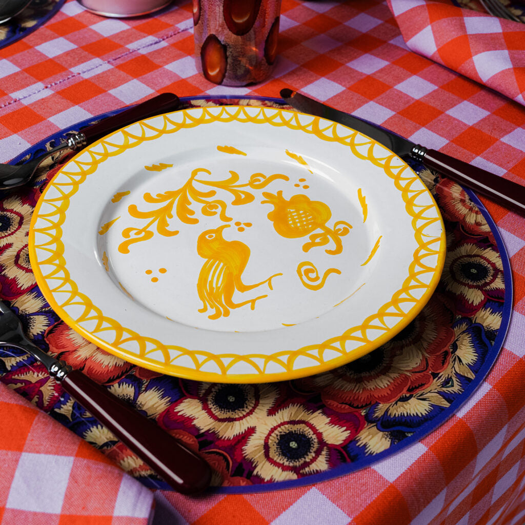 Terracotta Dinner Plates, set of 8 | Unique Home Decor | R. Runberg Curiosities
