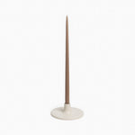 Ceramic Taper Holder, Matte White | Unique Home Decor | R. Runberg Curiosities