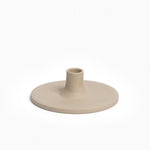 Ceramic Taper Holder, Sand | Unique Home Decor | R. Runberg Curiosities