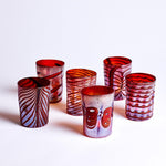 Murano Glass Tumblers, set of 6 | Unique Home Decor | R. Runberg Curiosities