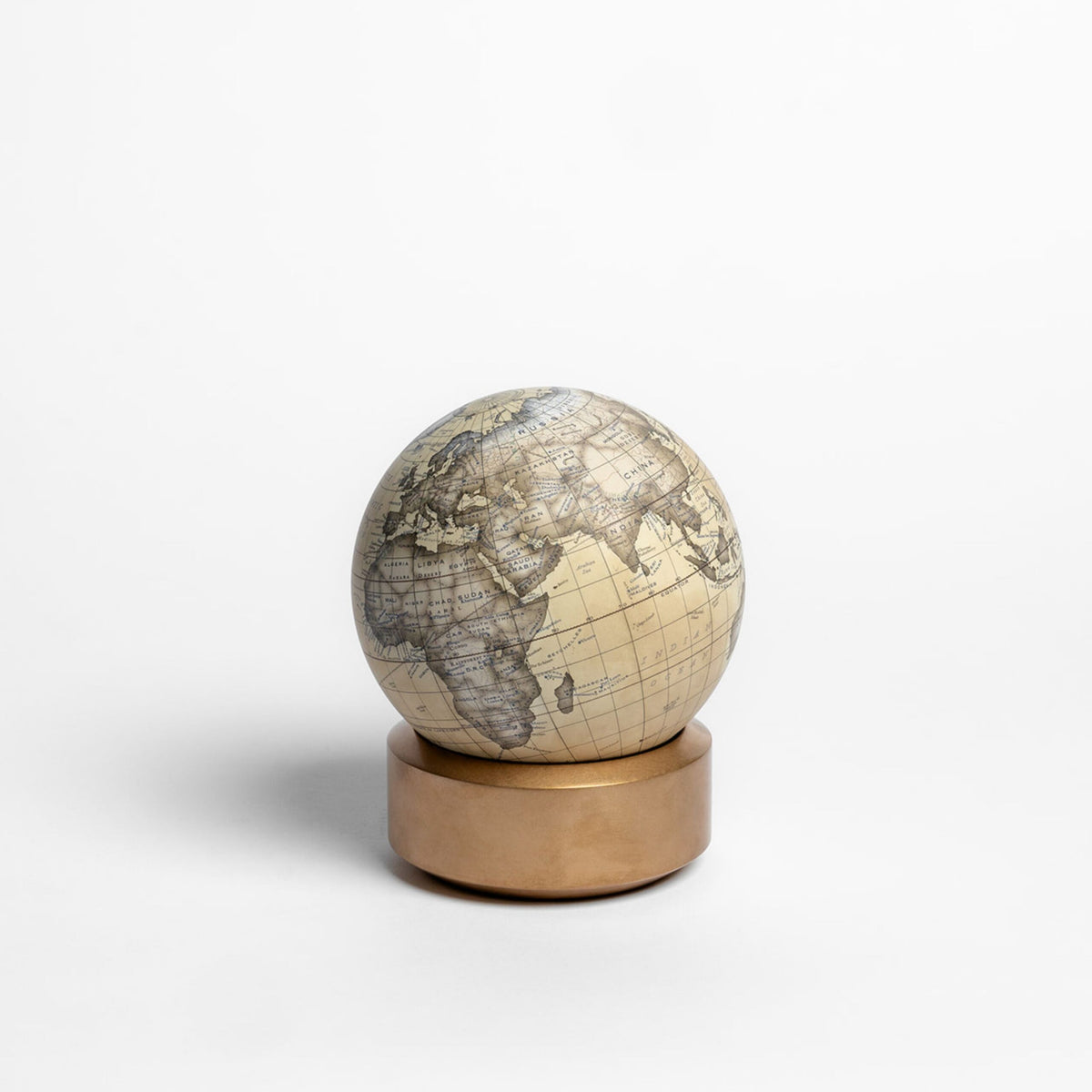Ochre Pocket Globe | Unique Home Decor | R. Runberg Curiosities