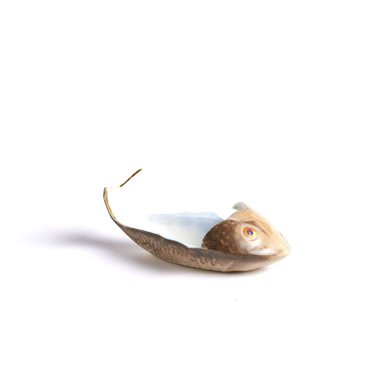Antique Fish Salt Cellar | Unique Home Decor | R. Runberg Curiosities