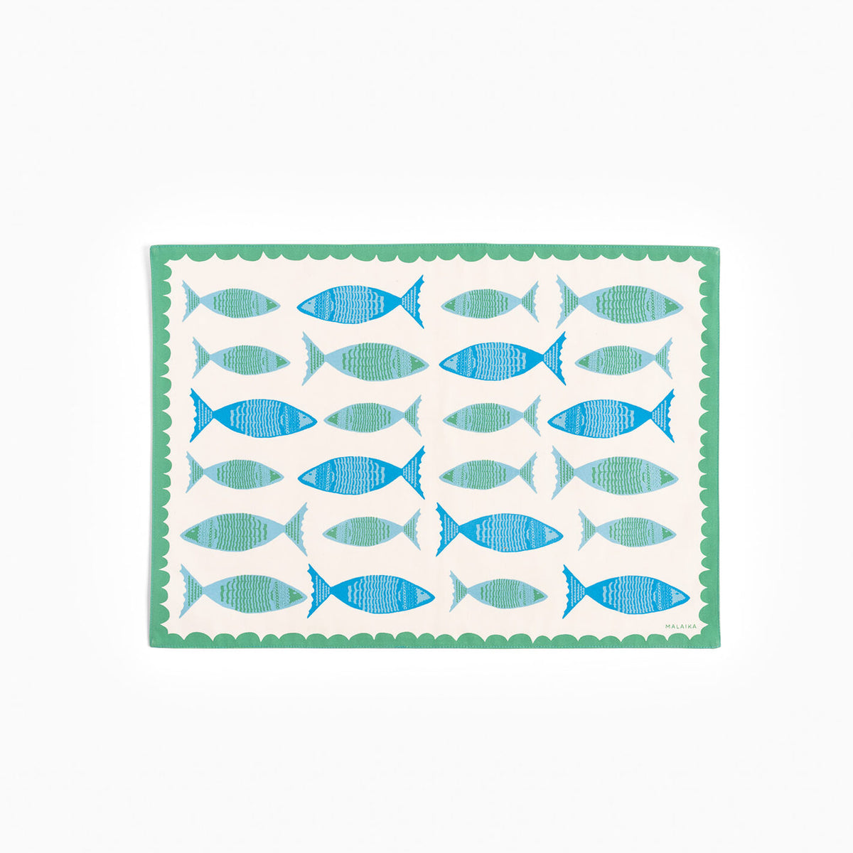 Anūt Tilapia Placemat Jade | Unique Home Decor | R. Runberg Curiosities