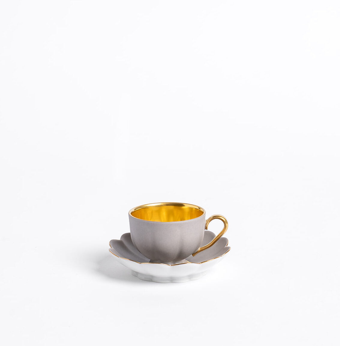 'Melon' Porcelain Espresso Cup + Saucer | Unique Home Decor | R. Runberg Curiosities