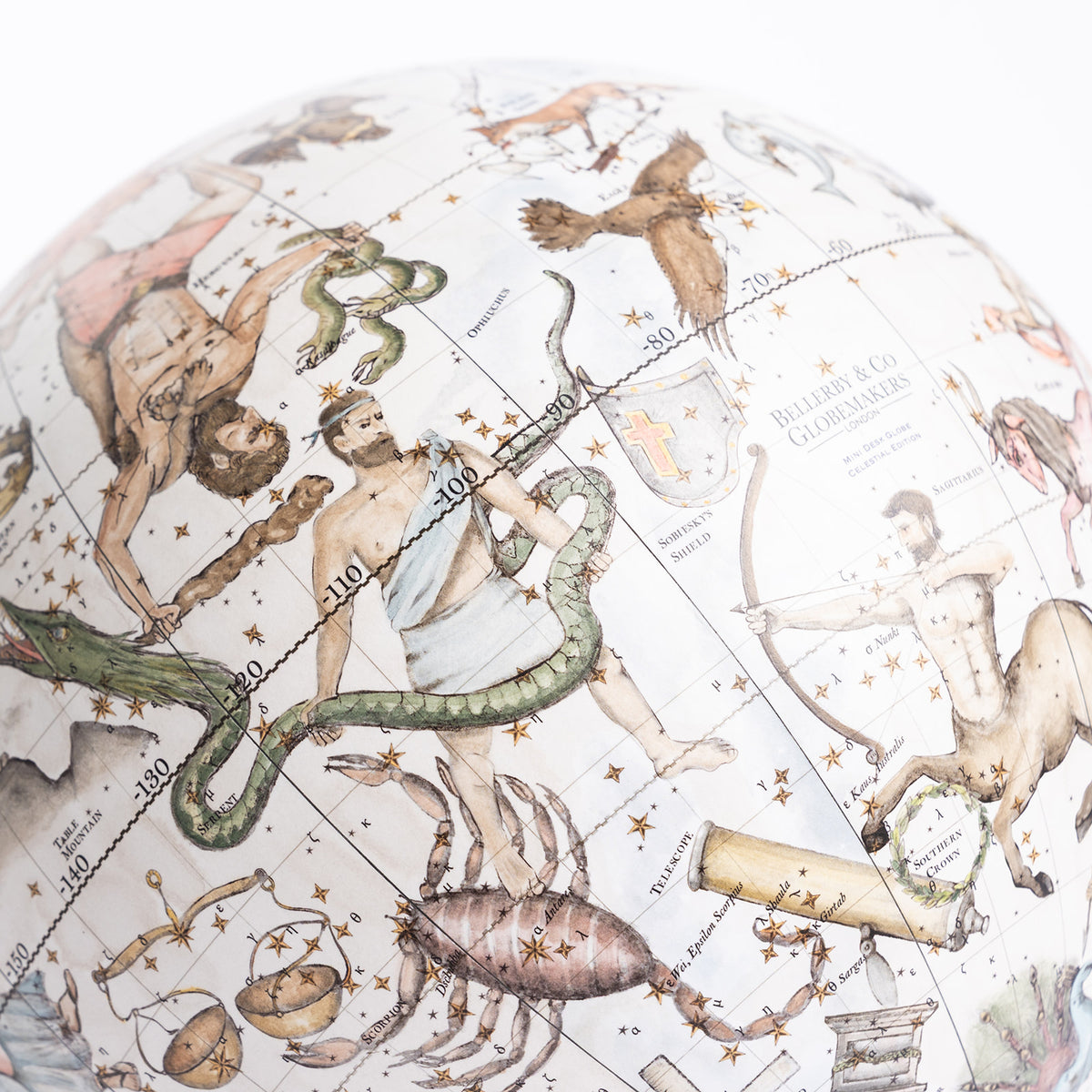 Celestial Desk Globe | Unique Home Decor | R. Runberg Curiosities