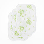 Soft Green Pensées Printed Cocktail Napkin | Unique Home Decor | R. Runberg Curiosities