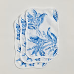 Blue Muguet Printed Cocktail Napkin | Unique Home Decor | R. Runberg Curiosities