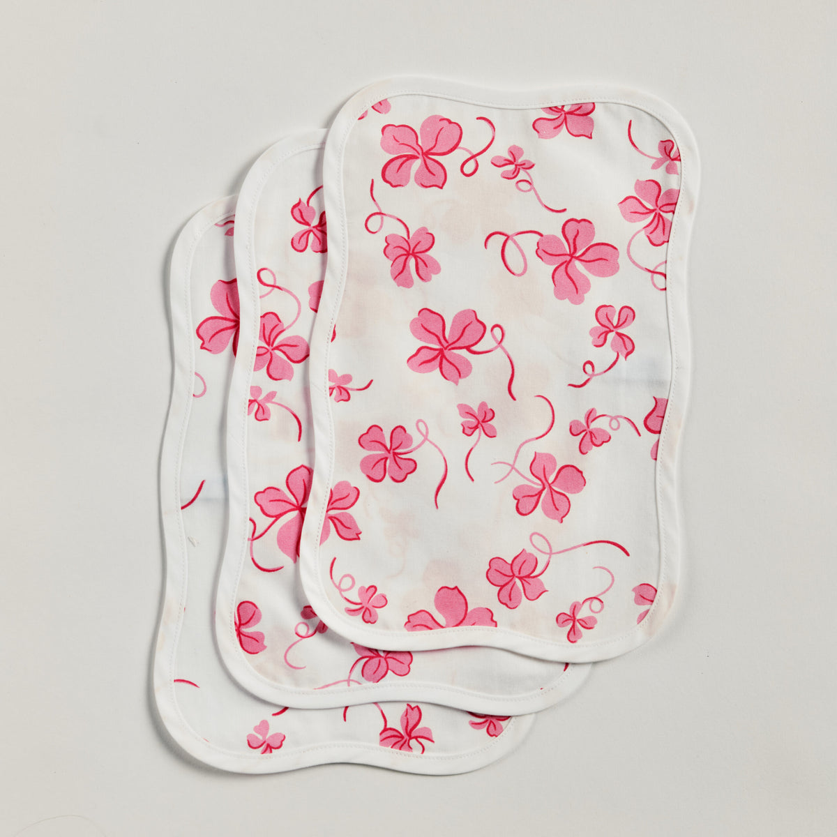 Pink Trèfles Printed Cocktail Napkin | Unique Home Decor | R. Runberg Curiosities