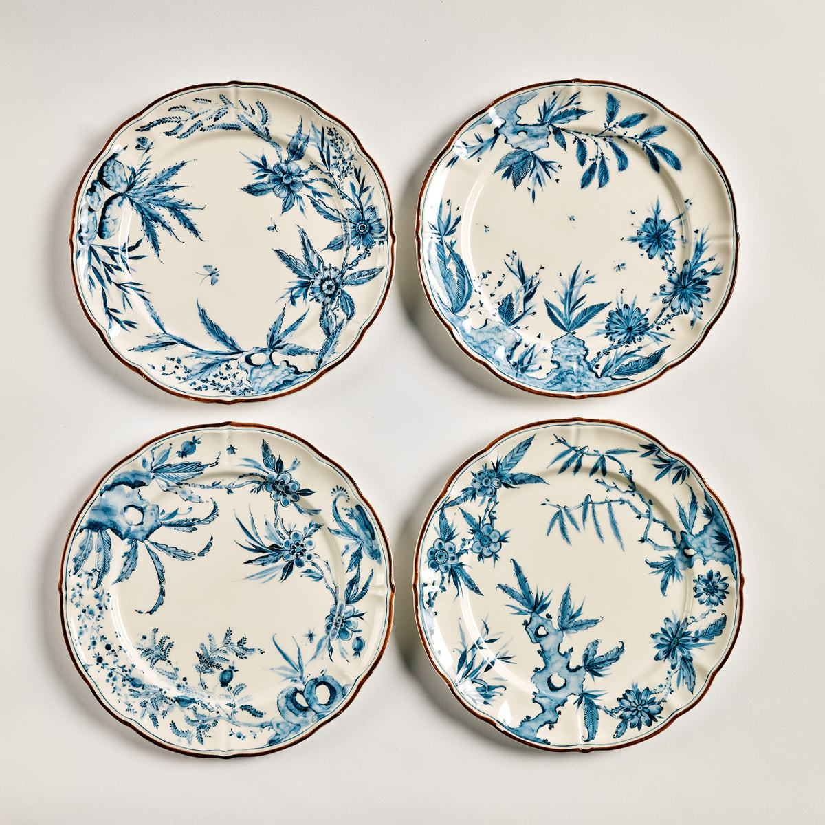 ‘Rocaille’ Dinner Plate, set of 4 | Unique Home Decor | R. Runberg Curiosities