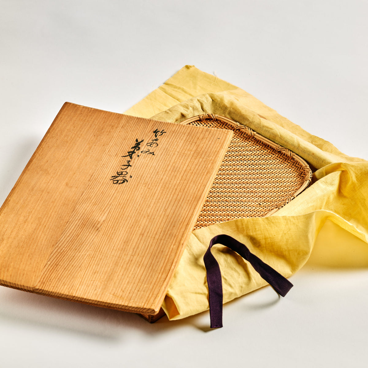 Antique Japanese Bamboo Flower Tray | Unique Home Decor | R. Runberg Curiosities