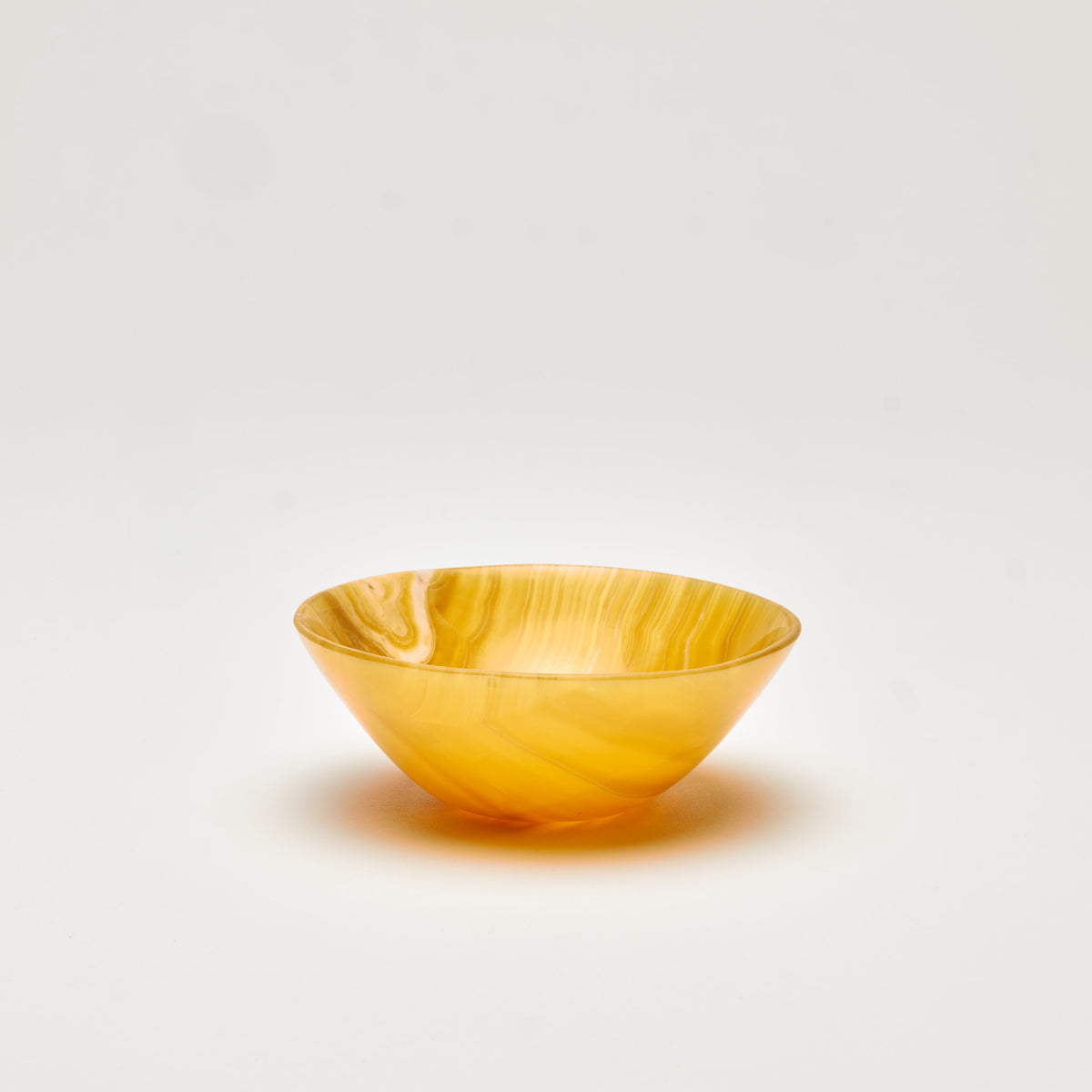6" Semiprecious Stone Bowl | Unique Home Decor | R. Runberg Curiosities