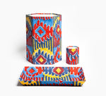 Indian Block Printed Cotton Desk Set | Unique Home Decor | R. Runberg Curiosities
