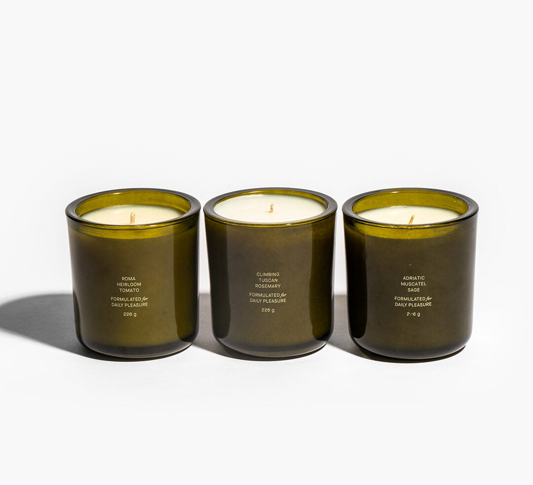 Garden Candles | Unique Home Decor | R. Runberg Curiosities