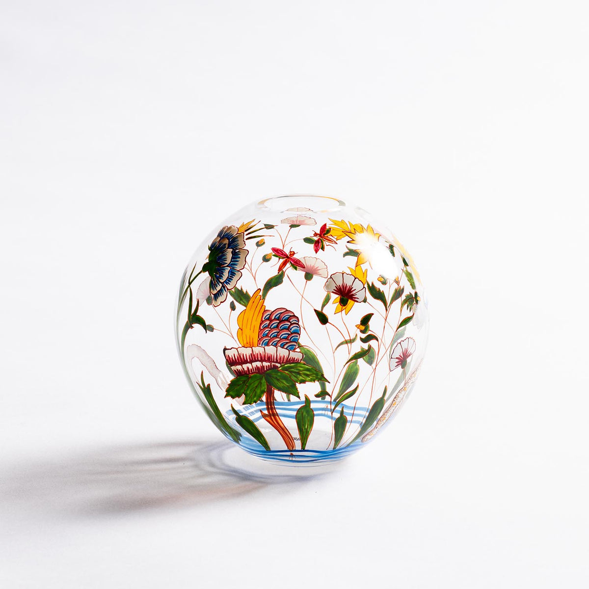 Handpainted Fishbowl Vase | Unique Home Decor | R. Runberg Curiosities