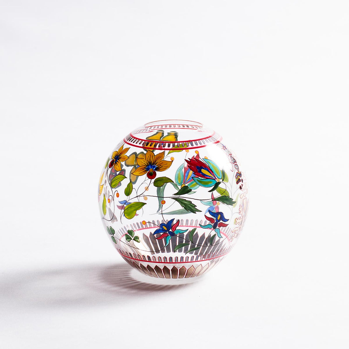 Handpainted Fishbowl Vase | Unique Home Decor | R. Runberg Curiosities
