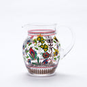 Painted Flowers Water Pitcher