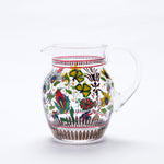 Painted Flowers Water Pitcher | Unique Home Decor | R. Runberg Curiosities