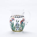Painted Flowers Water Pitcher