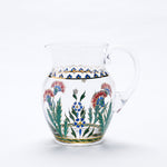 Painted Flowers Water Pitcher | Unique Home Decor | R. Runberg Curiosities