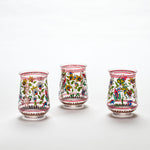 Painted Flowers Tumbler | Unique Home Decor | R. Runberg Curiosities