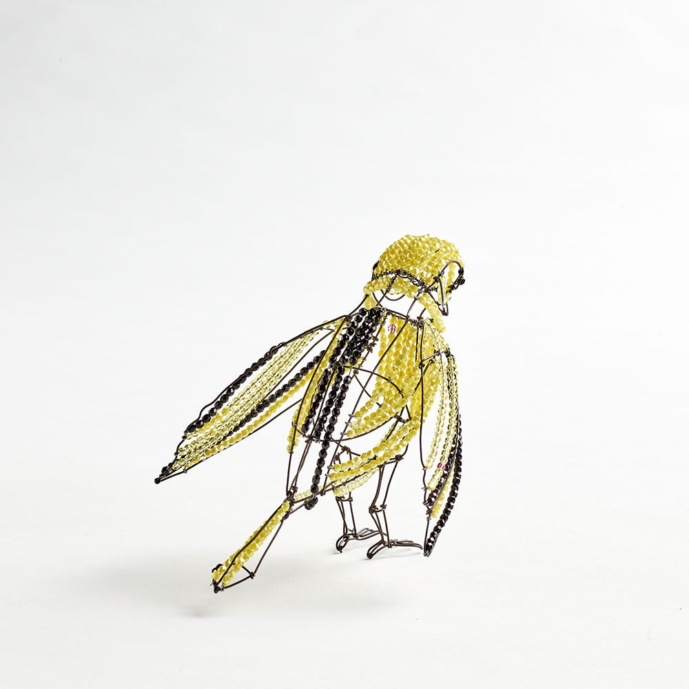 Pewter Wire Goldfinch | Unique Home Decor | R. Runberg Curiosities