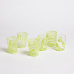 Murano Glass Tumblers, set of 6 | Unique Home Decor | R. Runberg Curiosities