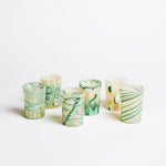 Murano Glass Tumblers, set of 6 | Unique Home Decor | R. Runberg Curiosities