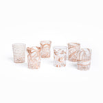 Murano Glass Tumblers, set of 6 | Unique Home Decor | R. Runberg Curiosities