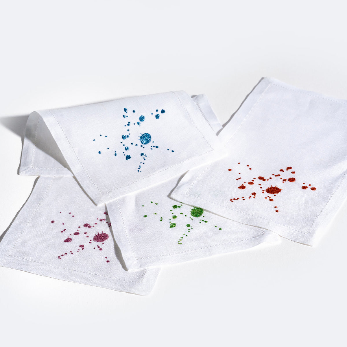 Splash Cocktail Napkins, set of 4 | Unique Home Decor | R. Runberg Curiosities