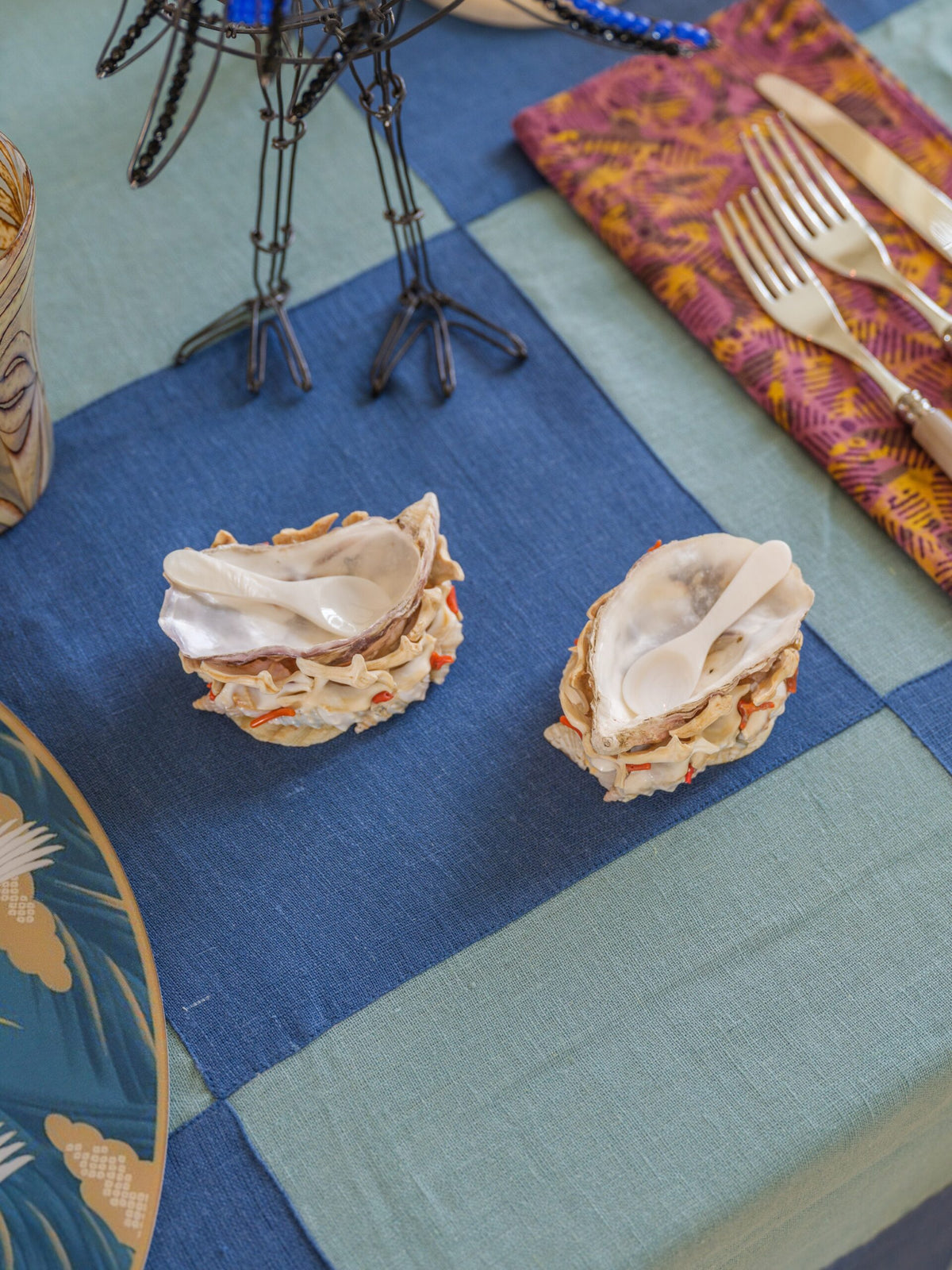 'Alex' Patchwork Tablecloth | Unique Home Decor | R. Runberg Curiosities