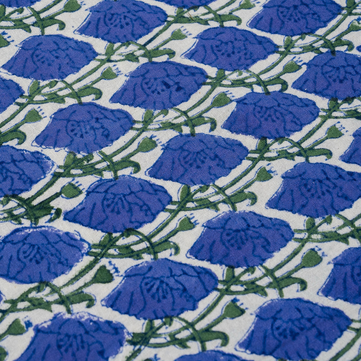 Lapis Poppy Tablecloth | Unique Home Decor | R. Runberg Curiosities