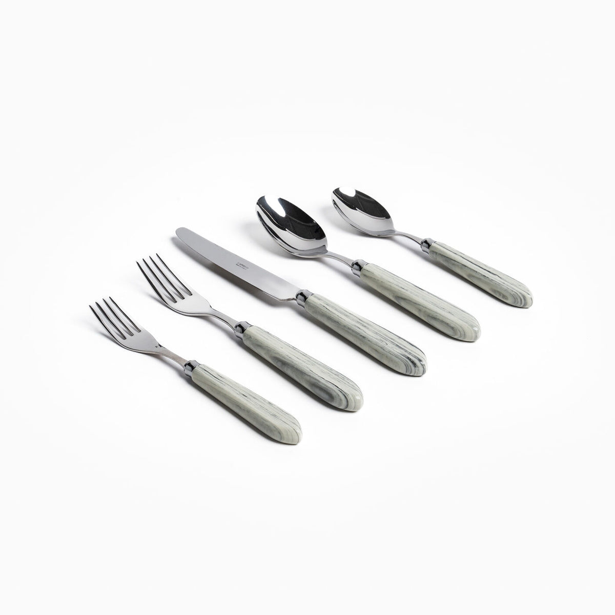 'Marble' Flatware, set of 5 | Unique Home Decor | R. Runberg Curiosities