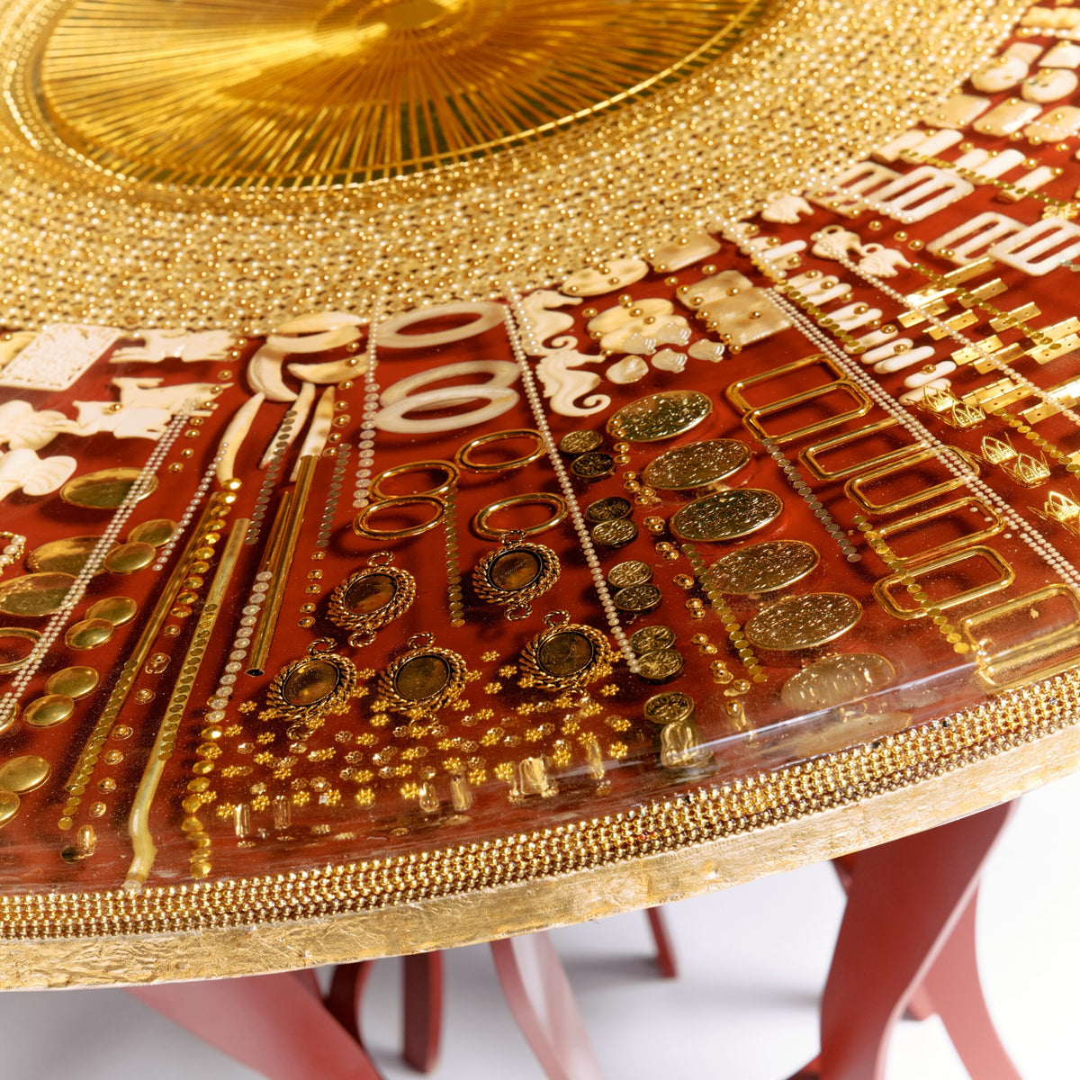 Resin and Lacquer Table | Unique Home Decor | R. Runberg Curiosities