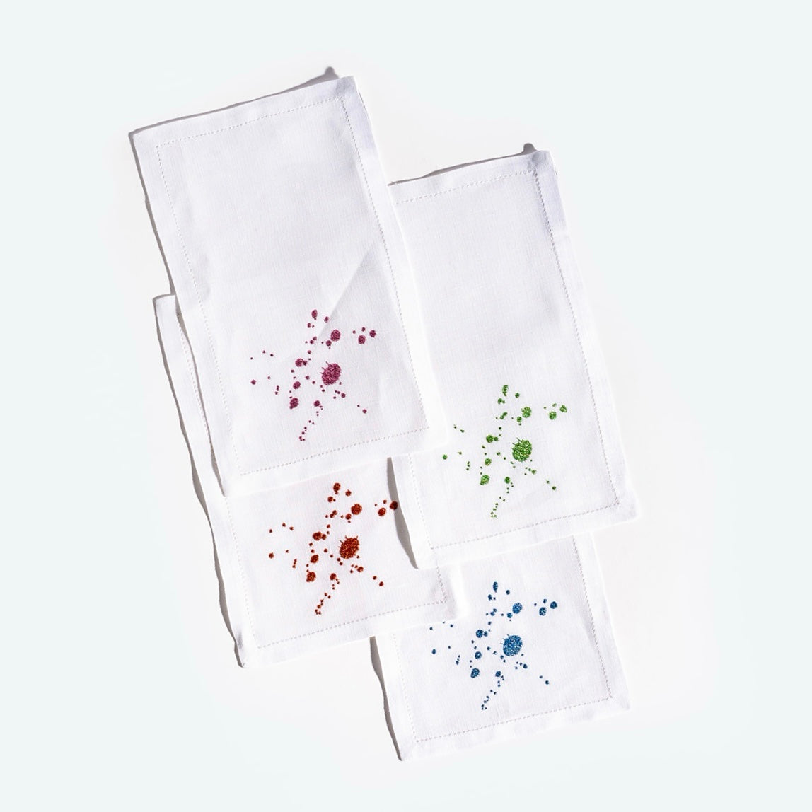 Splash Cocktail Napkins, set of 4 | Unique Home Decor | R. Runberg Curiosities