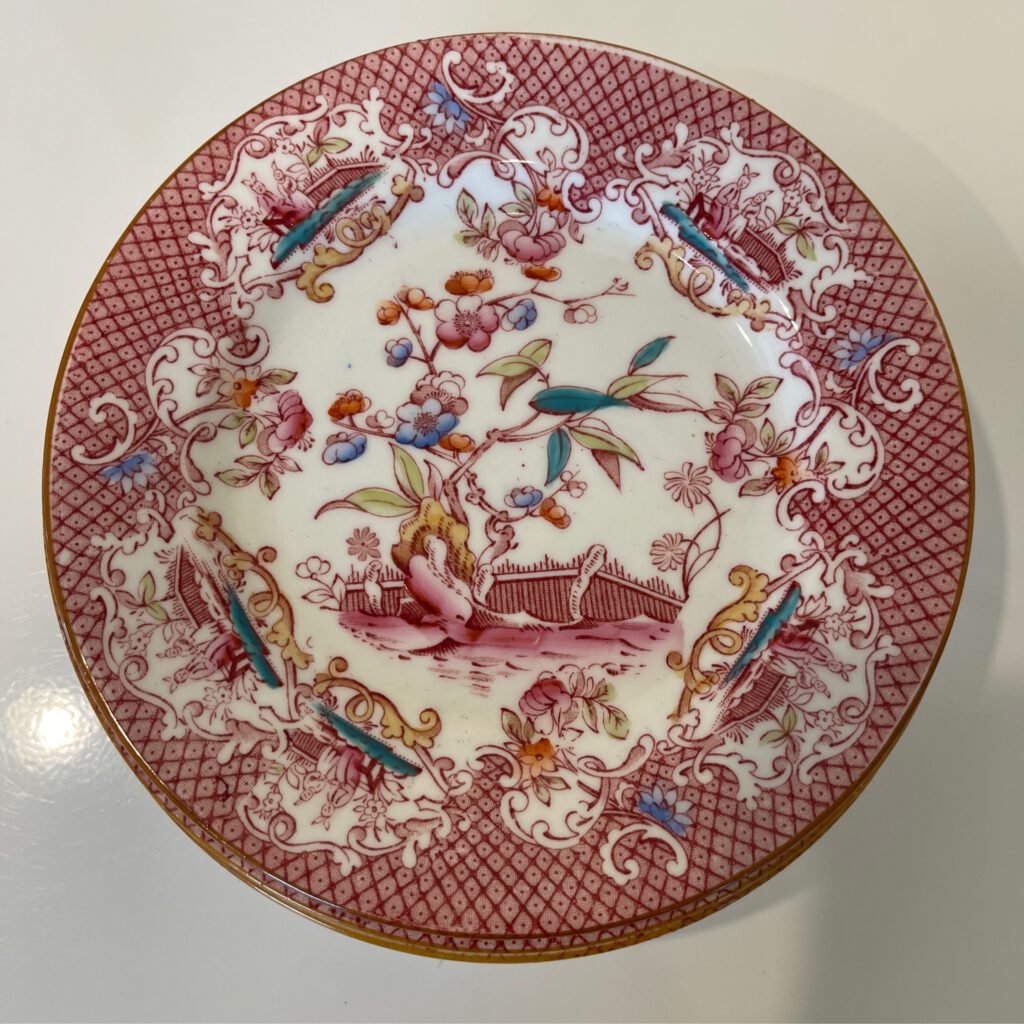 English Transferware B&B Plates, Set 8 — R. Runberg Curiosities