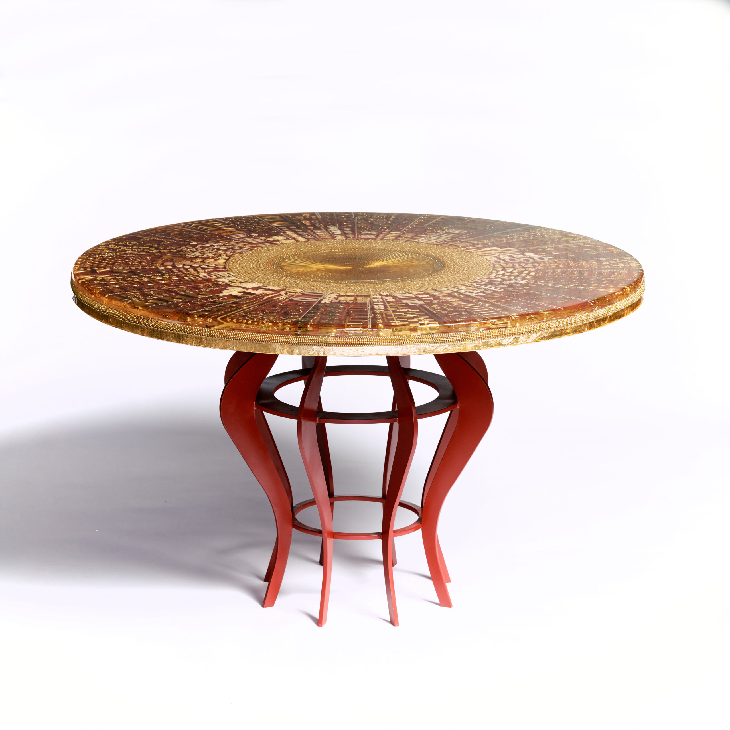 Manu Crotti Resin and Lacquer Table
