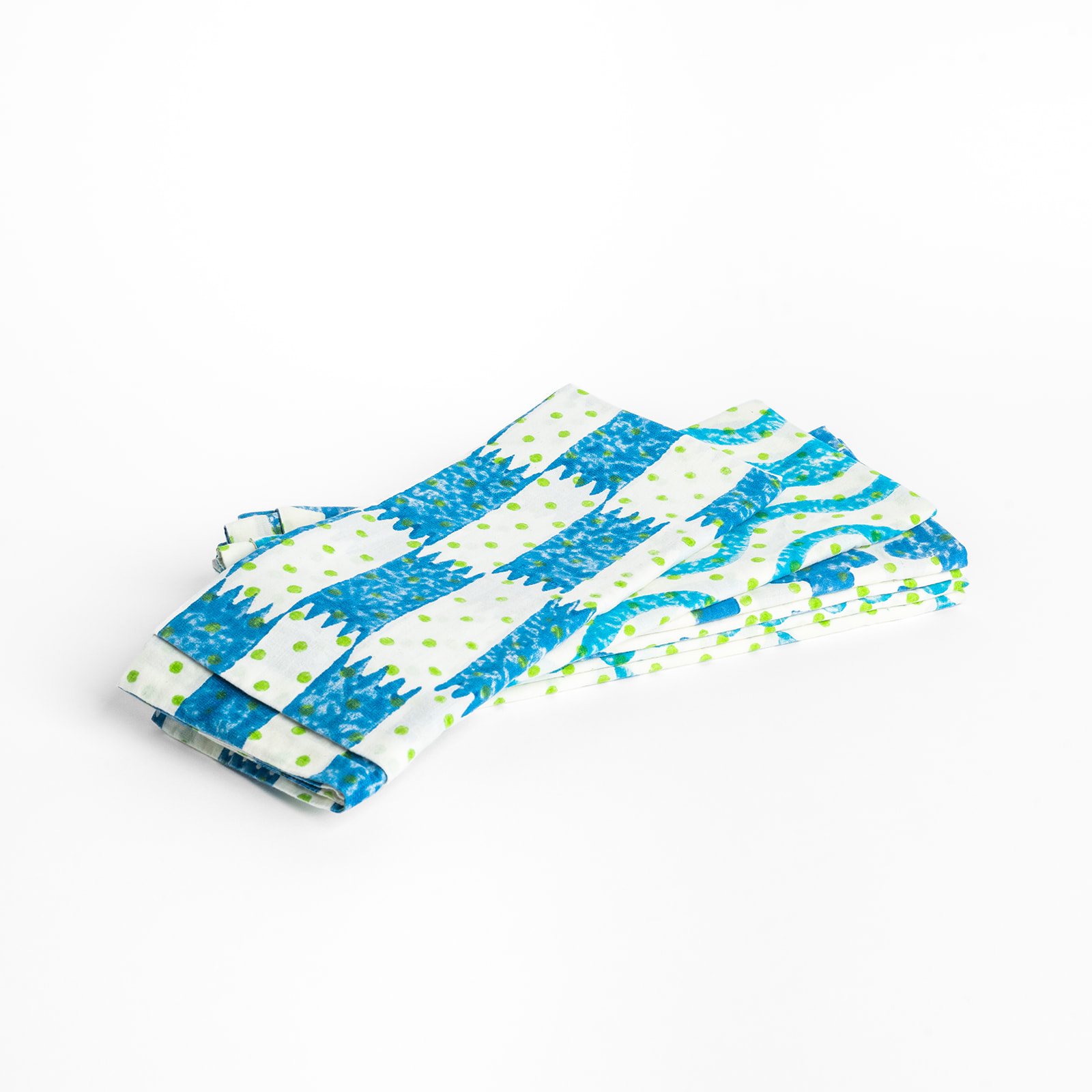 Printed Napkins Aqua Kinetic Lime