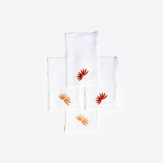 VAV Paris Asian Fans Cocktail Napkins, set of 4