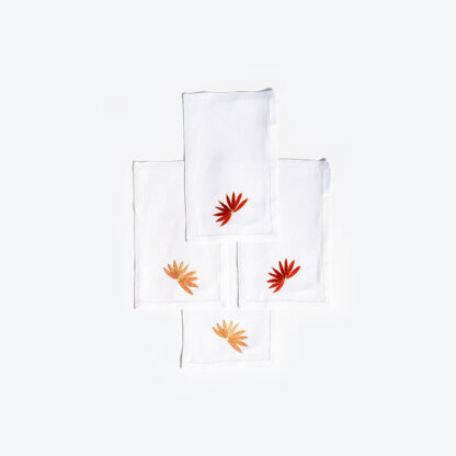 VAV Paris Asian Fans Cocktail Napkins, set of 4