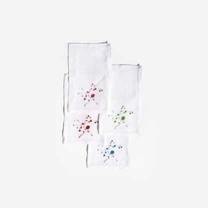 VAV Paris Splash Cocktail Napkins, set of 4