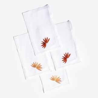 VAV Paris Asian Fans Cocktail Napkins, set of 4