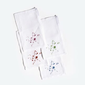 VAV Paris Splash Cocktail Napkins, set of 4