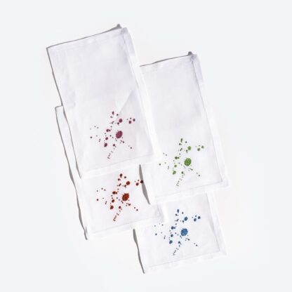 VAV Paris Splash Cocktail Napkins, set of 4