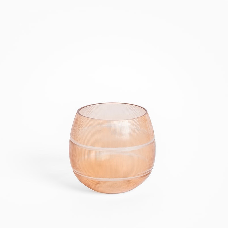Etched Glass Votive