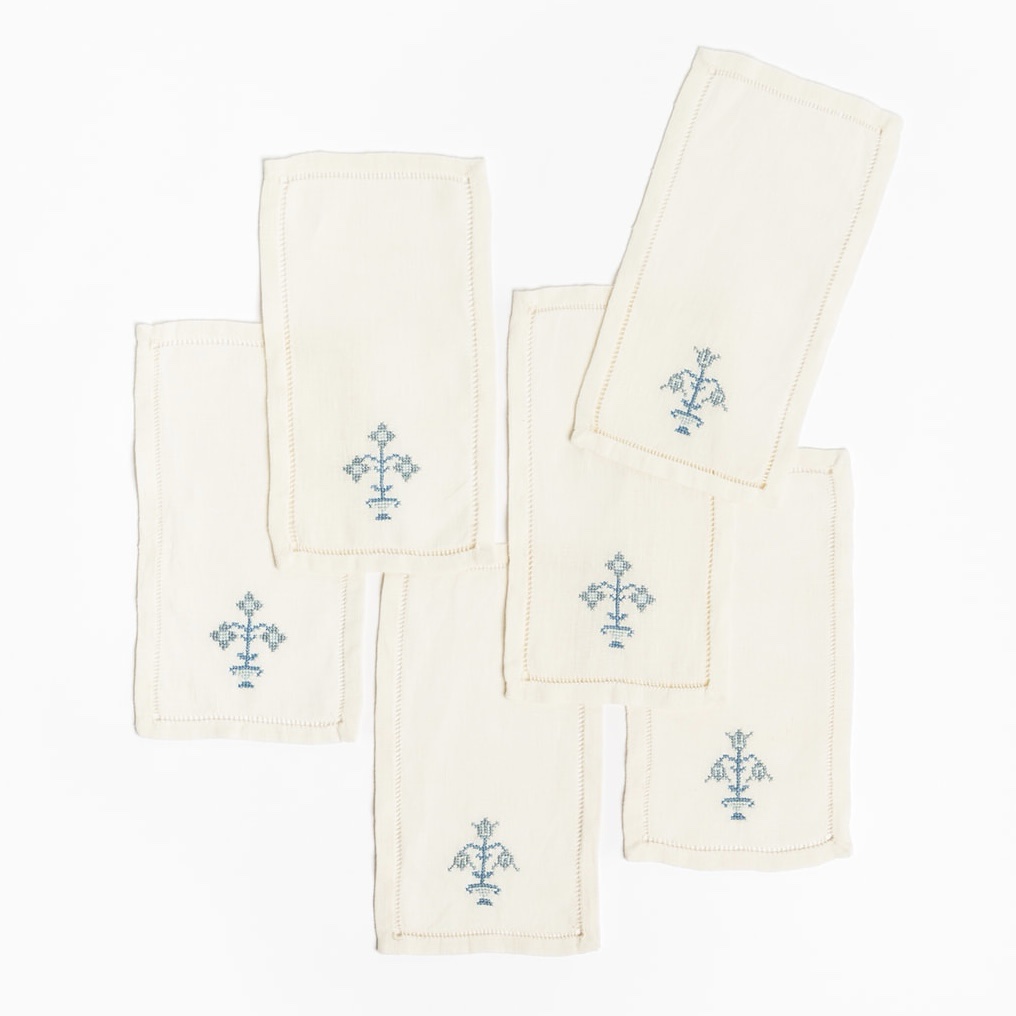 Anūt Sampler Bouquet Cocktail Napkins, set of 6